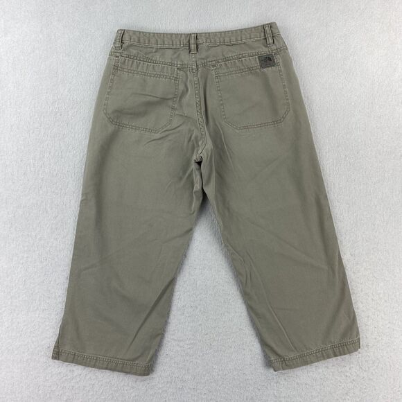 The North Face Pants Womens 8 Tan Khaki A5 Series Outdoors Hiking Casual Capri - Picture 7 of 16